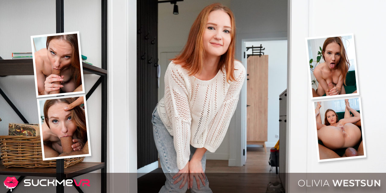 Adorable Ginger Olivia Westsun Has A Blast In Her First Porn Scene - SuckMeVR