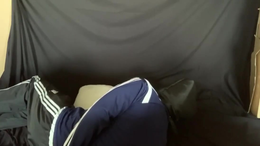 Cuffed And Gagged In Adidas Tracksuit