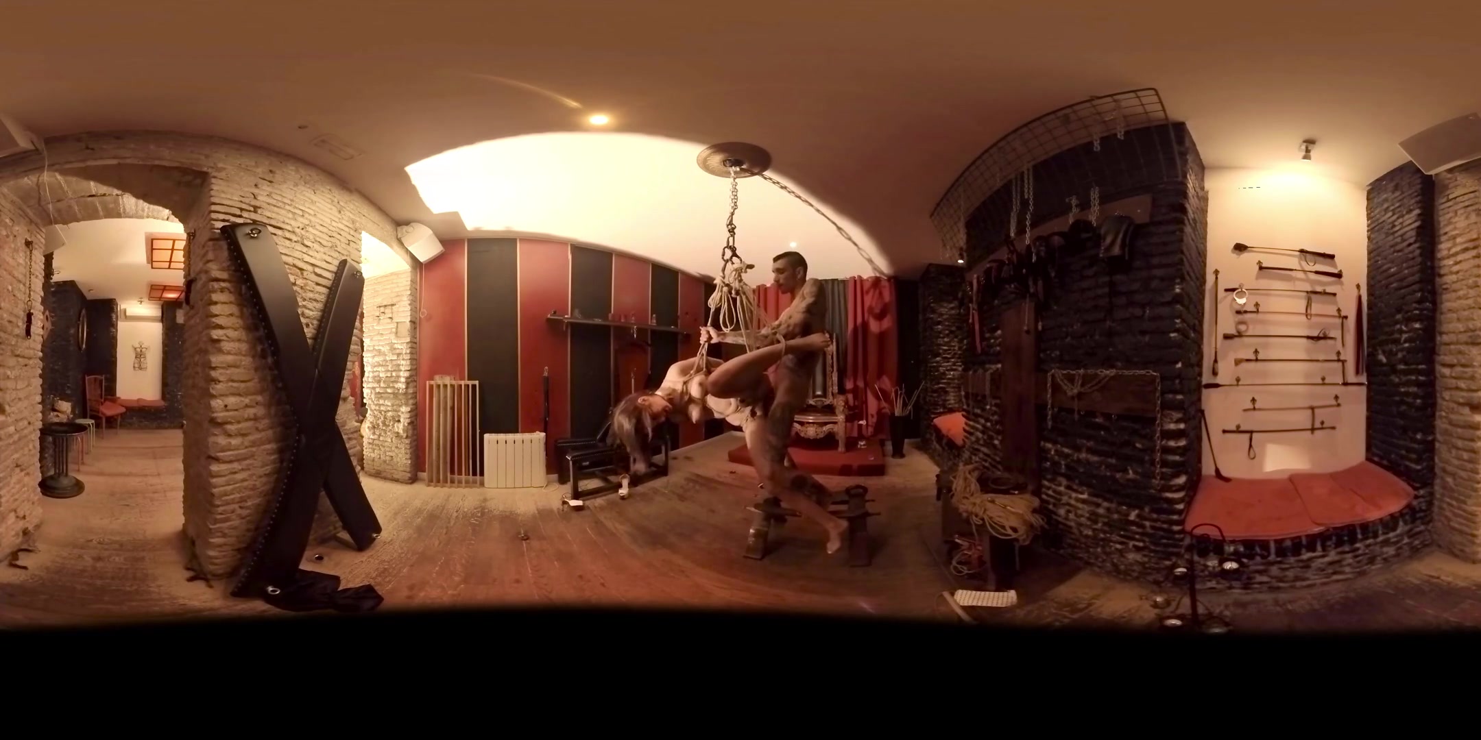 Alexa Nasha in The Dungeon: BDSM Blowjob - VirtualPorn360