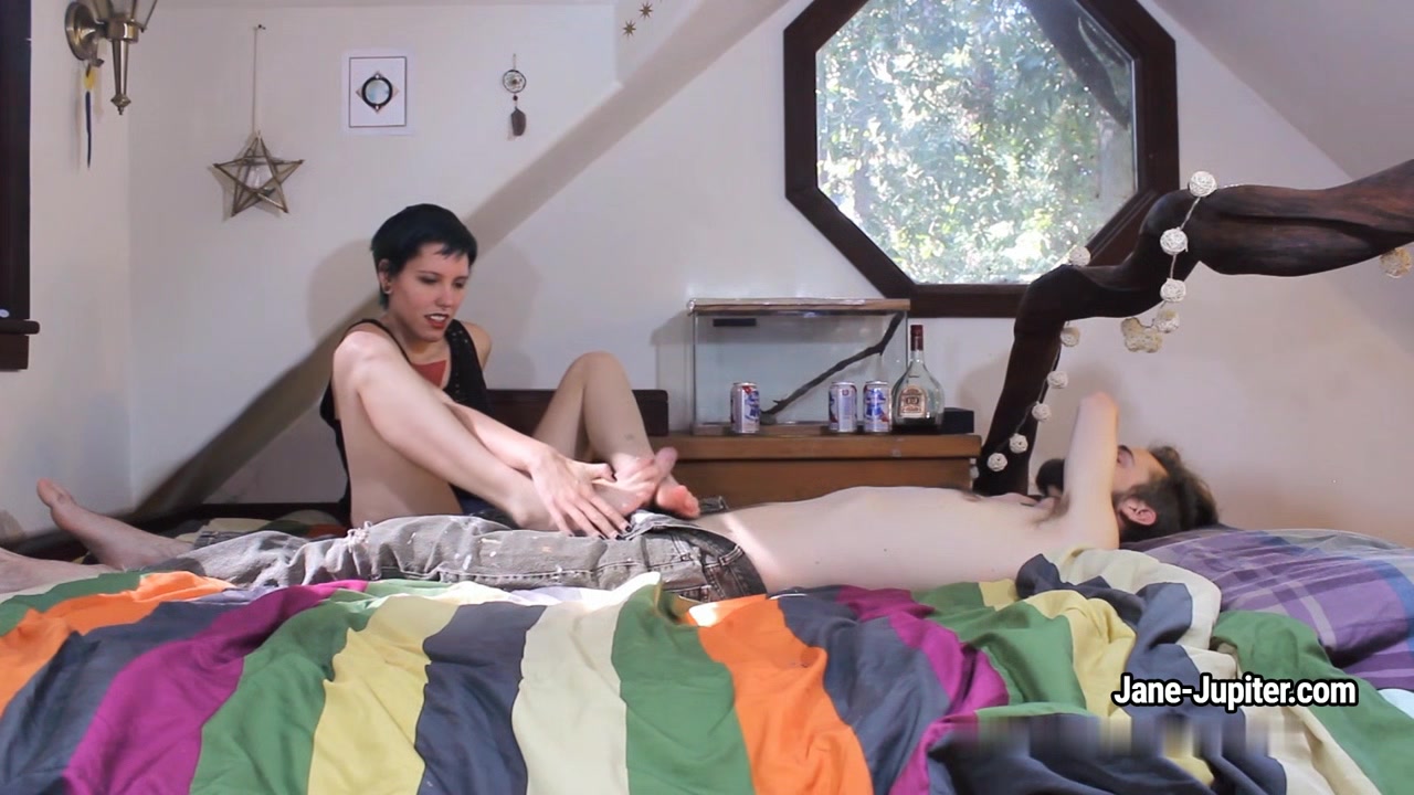 Jane Jupiter - Limp Foot Job And Blow Job