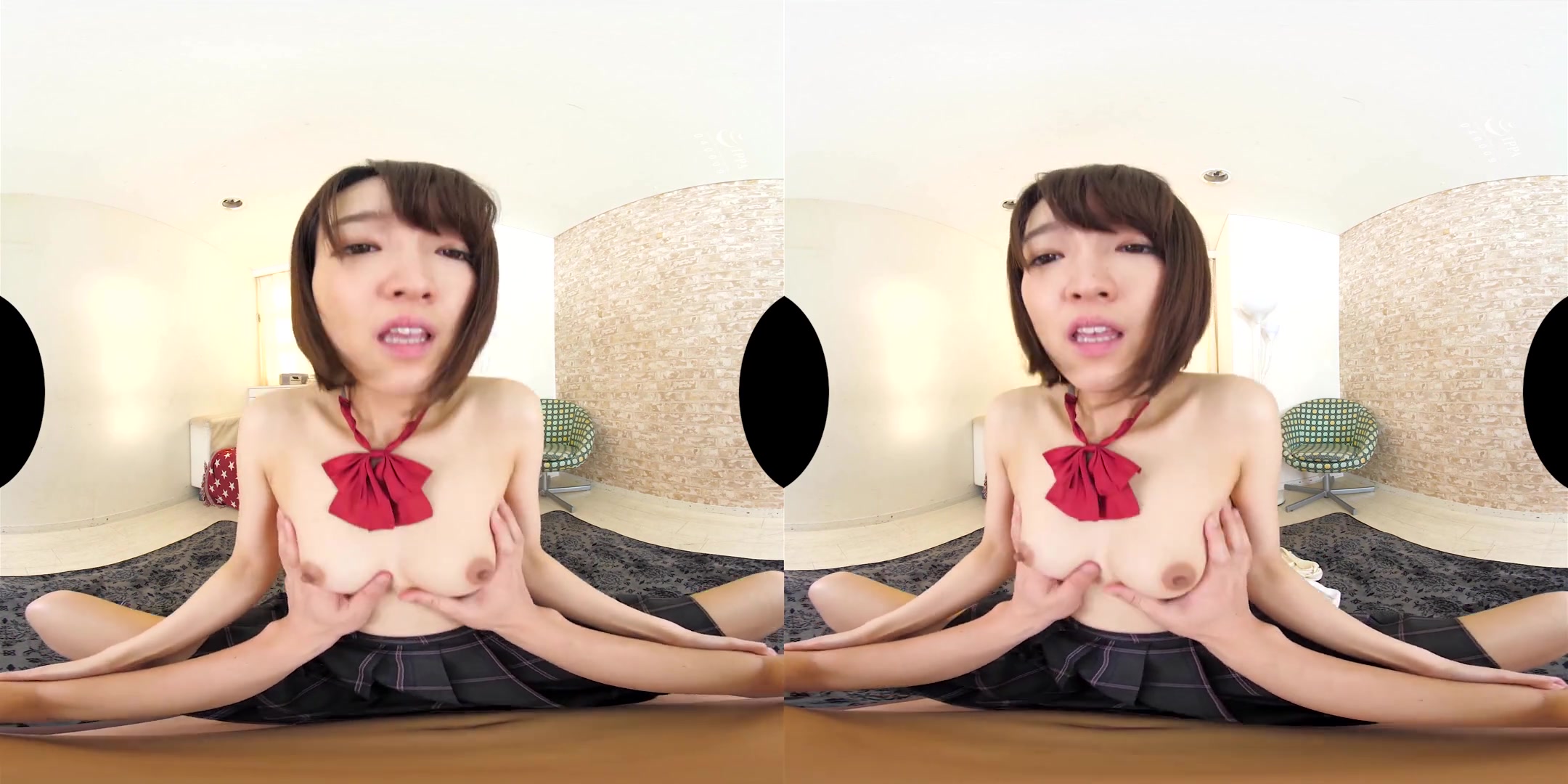Ameri Hoshi Embarrassing Ameri-chan in her Uniform 3 - SexLikeReal