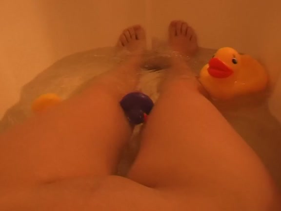 Babe strokes boyfriend's ramrod with feet
