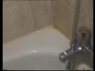 Young couple has sweet time in the bathroom and bedroom