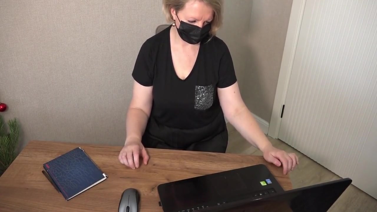 A Busty Mature Boss Masturbates In The Office And Is Caught On Camera. Milf With Hairy Pussy With Hot Milf