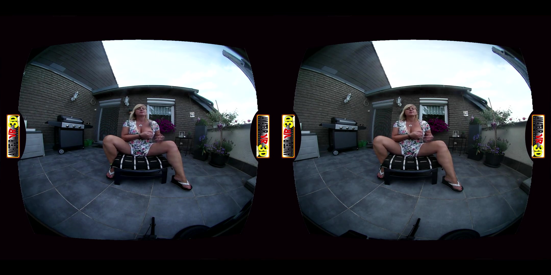 Chrissy in Chrissy - Masturbating On Her Balcony For You - AmateurVR3D