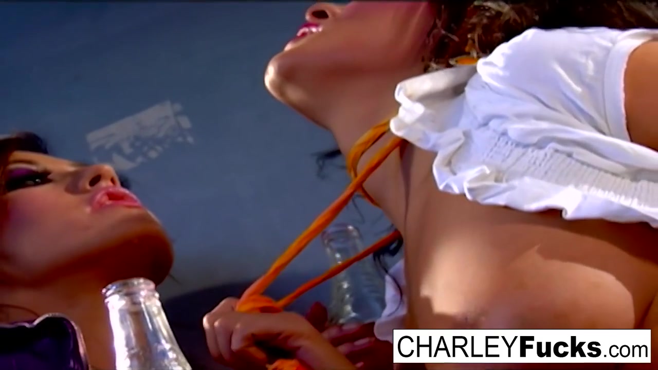 Charlie Has Some Slippery And Wet Fun With Sexy Brunette Capri!