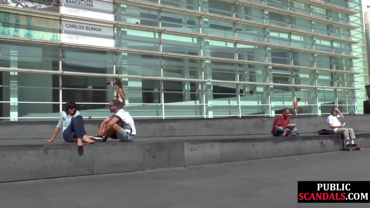 Real Newbie Gets Public Spanked And Facefucked Before J