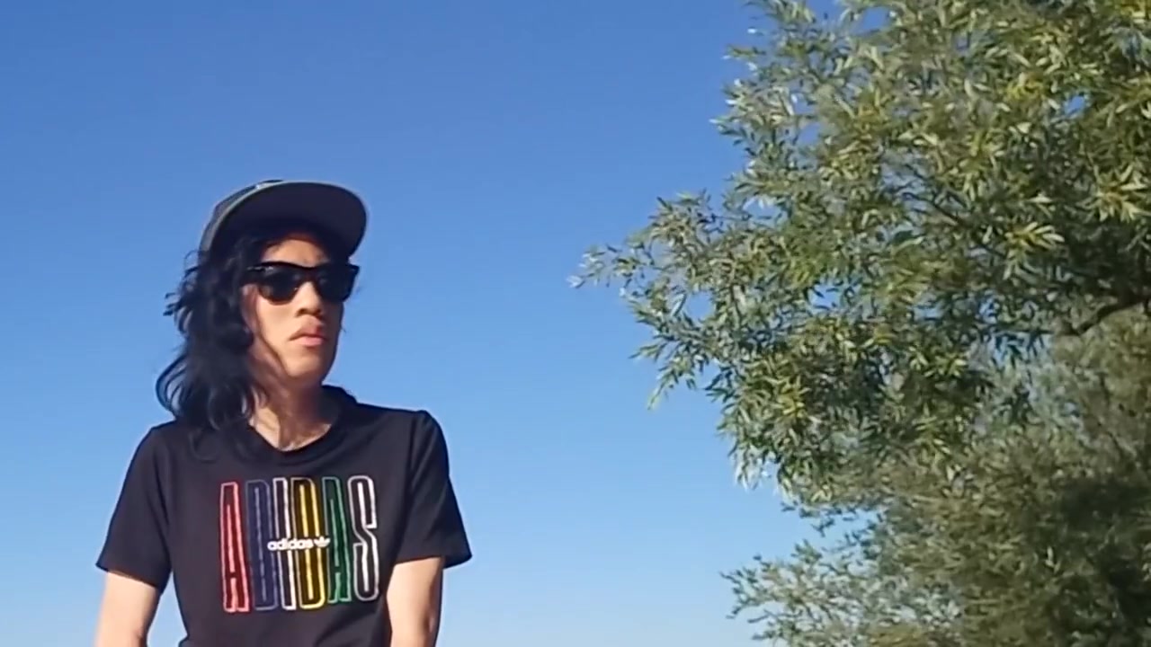 Risky Public Masturbation, Cumshot Outside, Outdoors, By The Water, Of A Twink With Long Black Hair