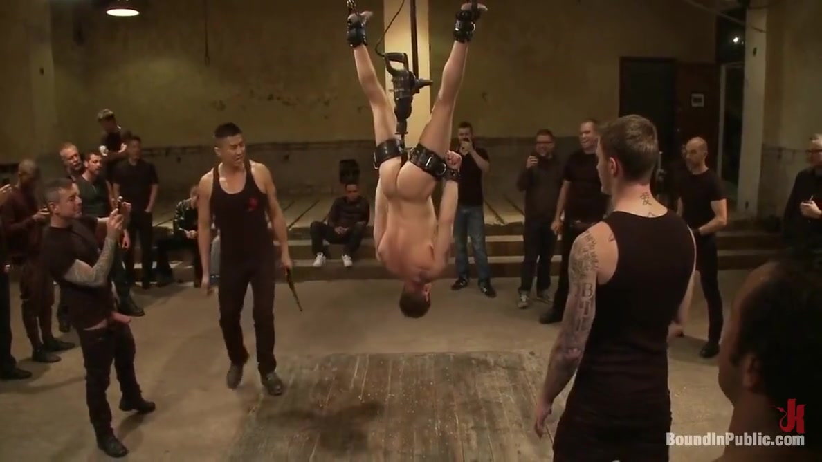 Bound And Suspended Upside Down While Roughly Fucked With Tantric Fitness, Will Swagger And Allen Silver