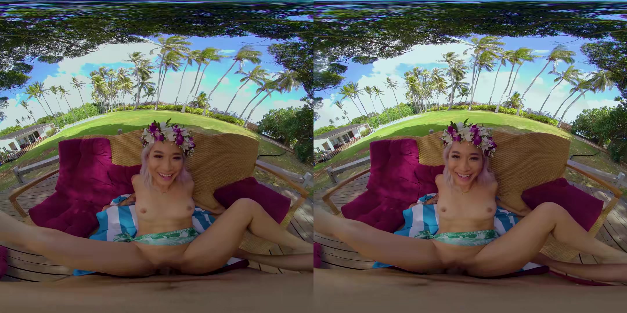 Lei'd in Hawaii with Avery Black - VRFanService