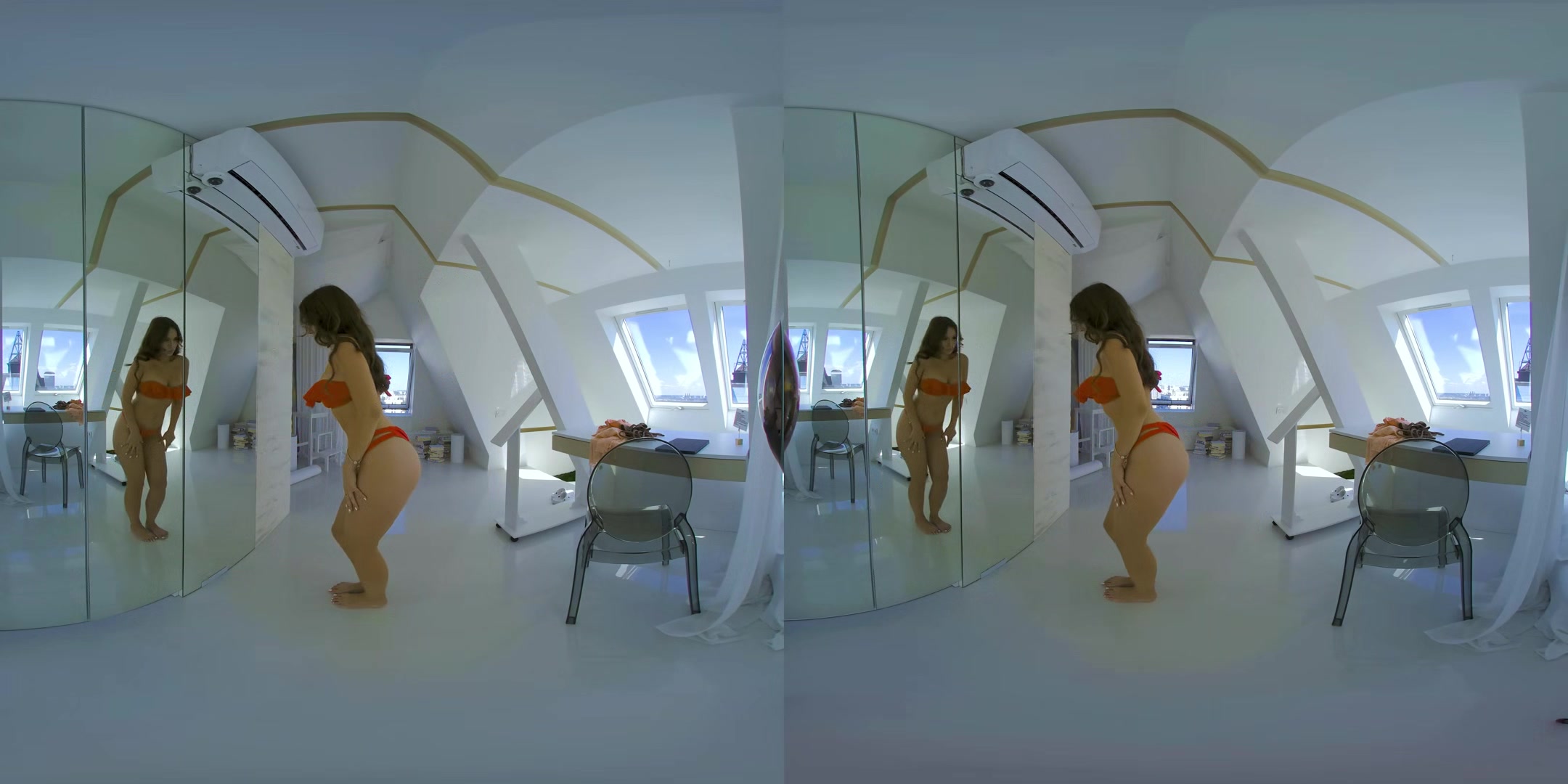 Olena's Striptease In The White Clouds - Vrsun