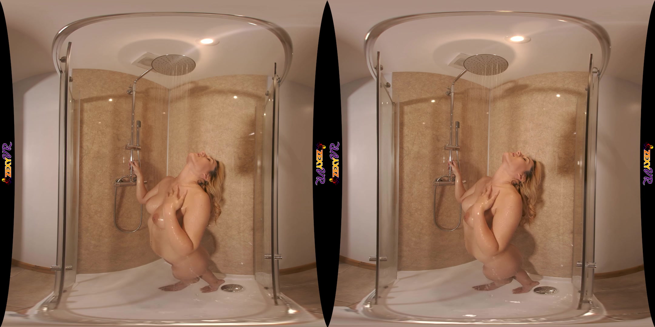 Steamy Shower featuring Chelsea Essex - ZexyVR