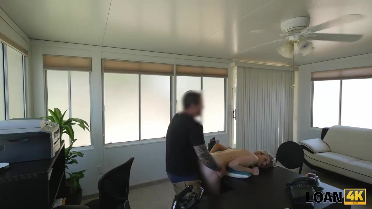 LOAN4K. Horny agent asks pretty client to satisfy his dirty needs