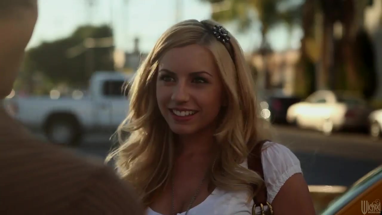 Shy blonde Lexi Belle goes at it in