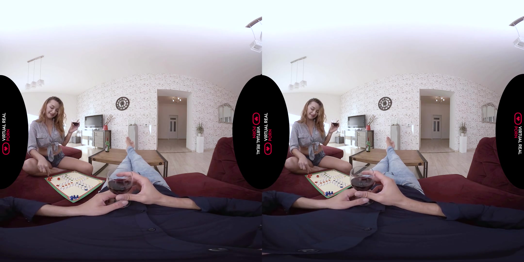Daphne Klyde in Sucking At Games - VirtualRealPorn
