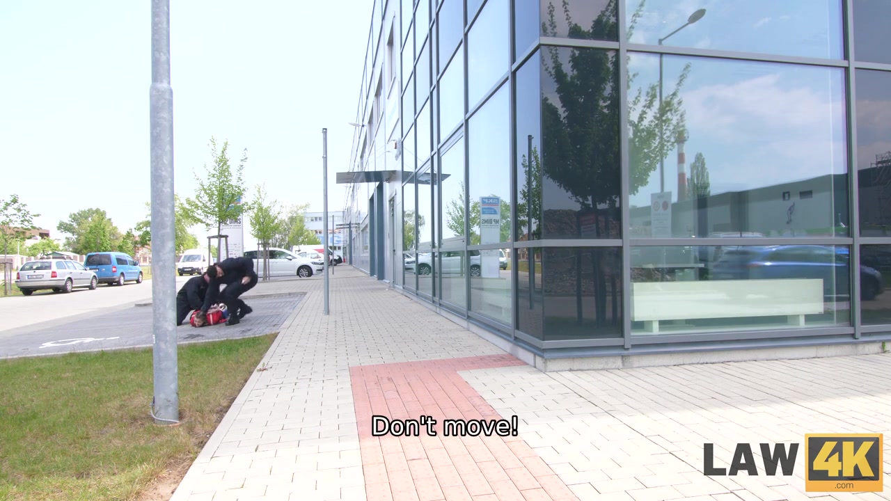 LAW4k. Dirty sexual services for two guards help babe avoid arrest
