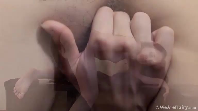 Lina masturbates with a favorite vibrator - Compilation - WeAreHairy