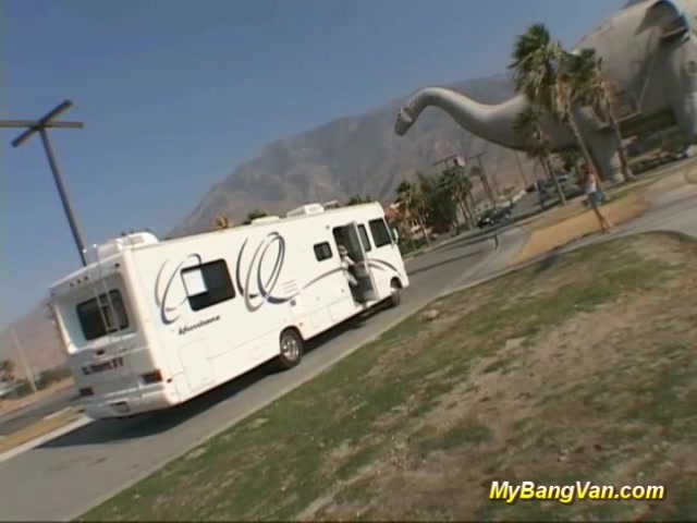 her first bangvan bukkake orgy