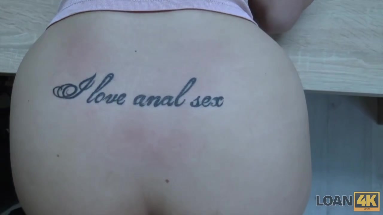 LOAN4K. Brunette babe is ready for anal sex to open tattoo studio