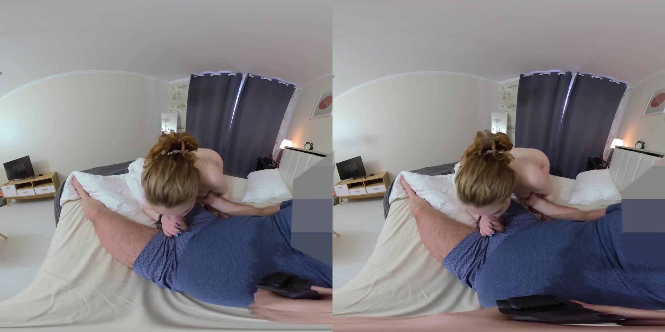 Pregnant Sandra Mea Is Visiting To Old Professor And Fucked - VRmodels