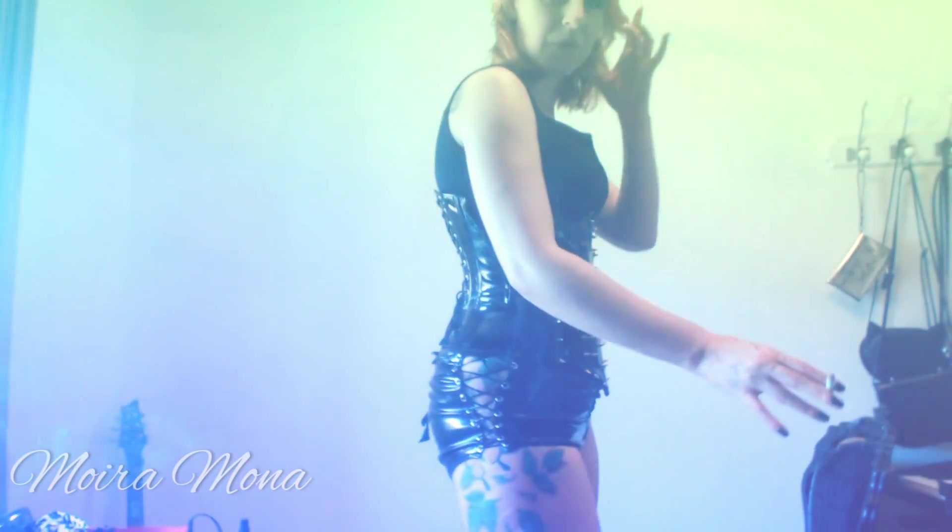 Pvc Corset Smoking