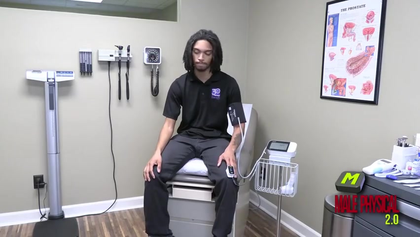Cute Hung Black Boy With Locs Getting A Check Up And Sperm Sample