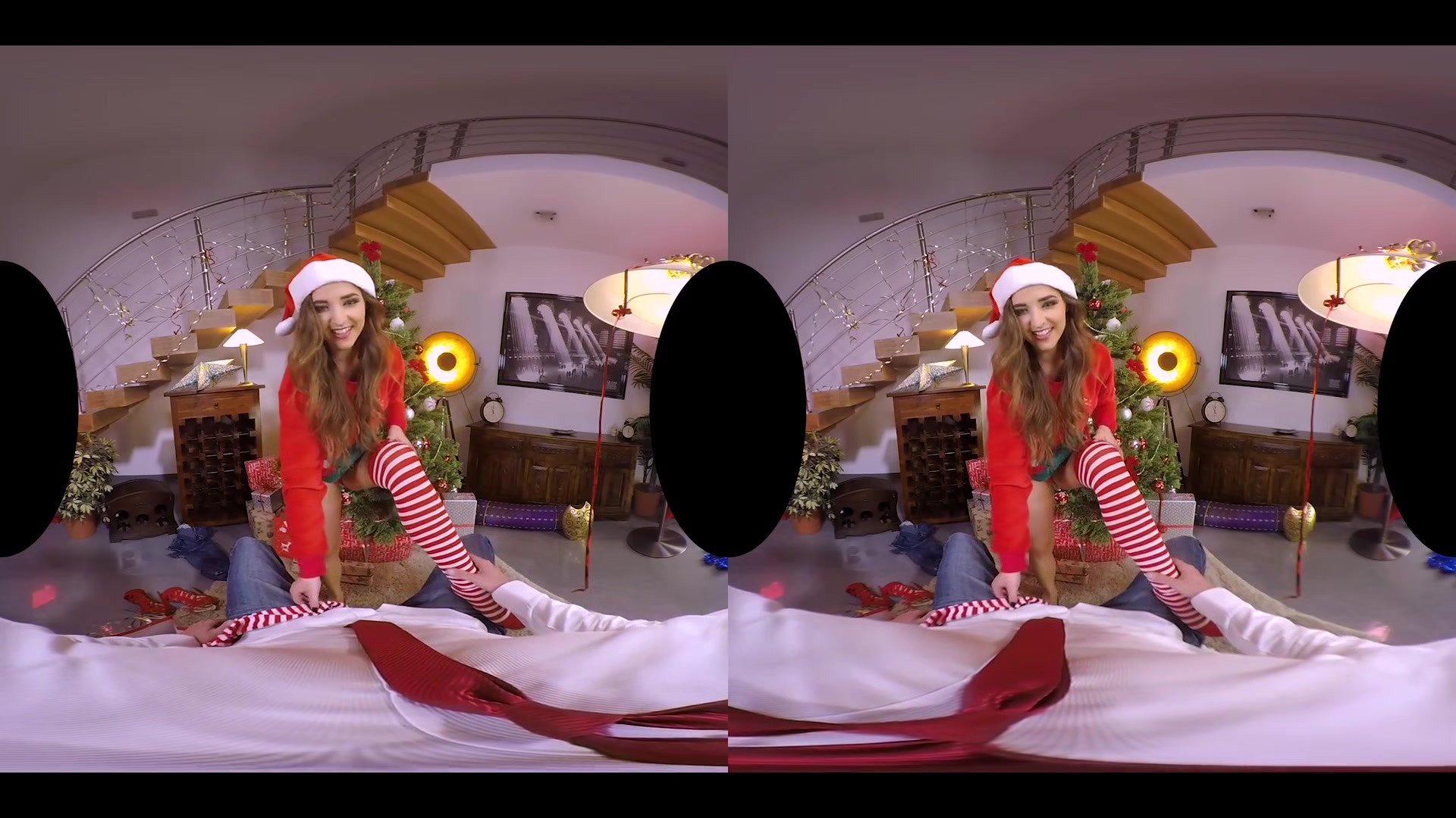 Receiving The Stockings - RealityLovers