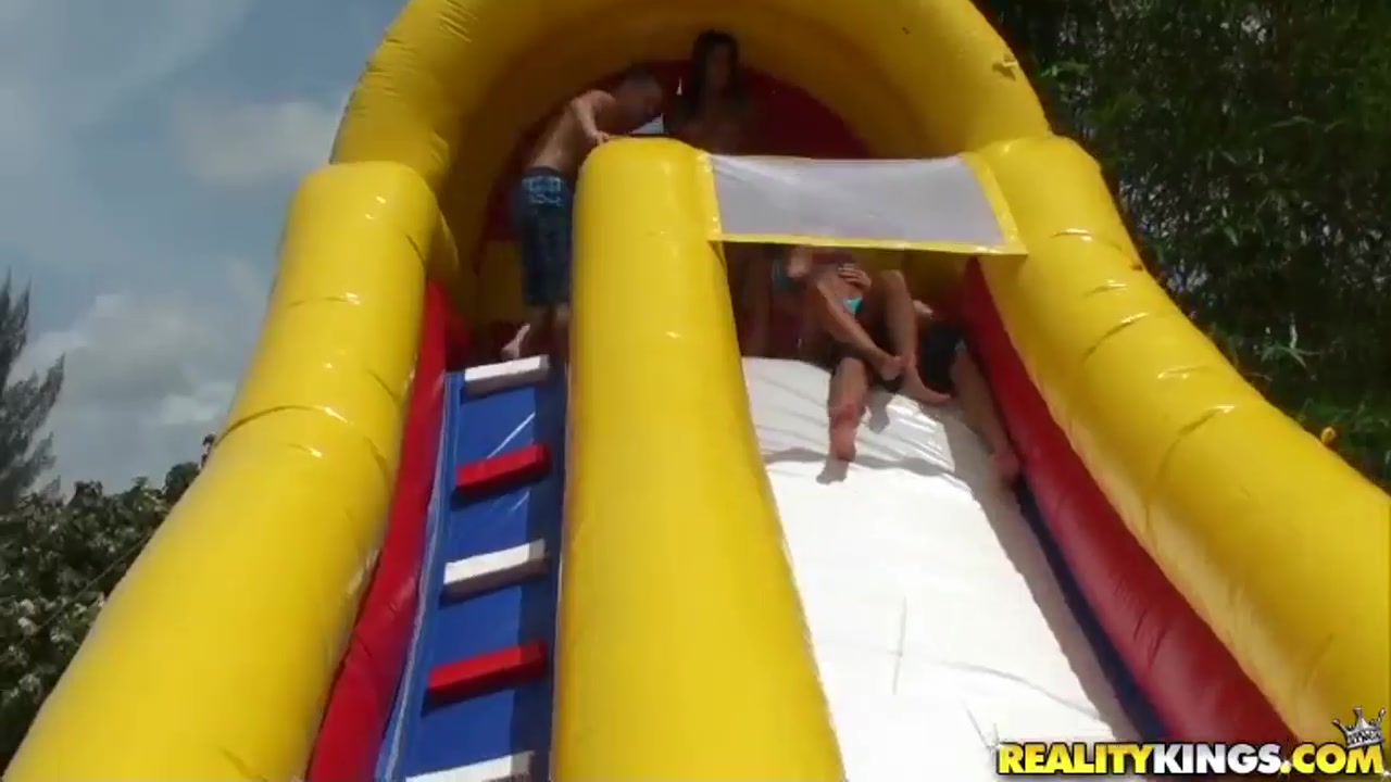 Group fun in the water attraction