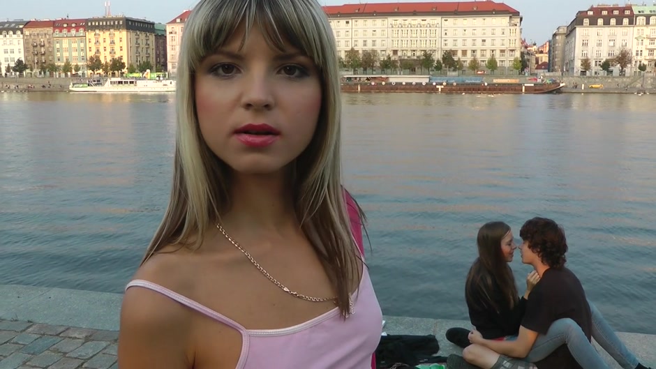 Hot chick got picked up on the street and fucked