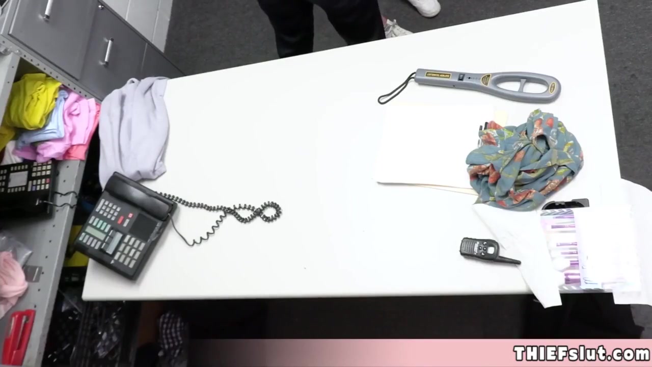 Skinny Blonde Shoplifter Chick Caught Then Gets Her Tight Ass Examined