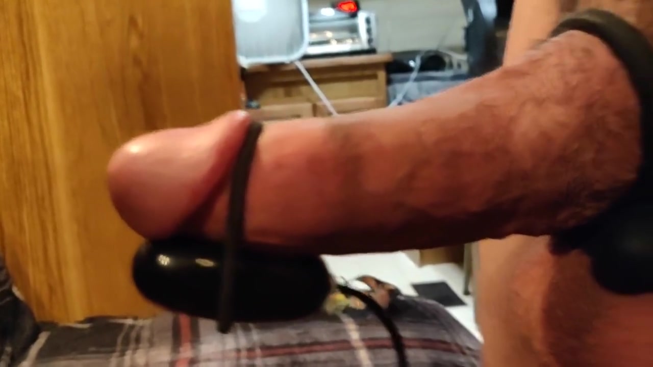 Using Vibrating Bullets And Cock Ring Ball Stretcher To Cum