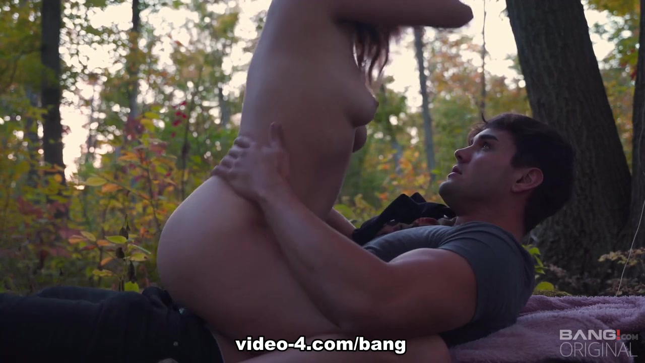 Whipped Creamy is fucking and cumming in the woods in public - BangSurprise