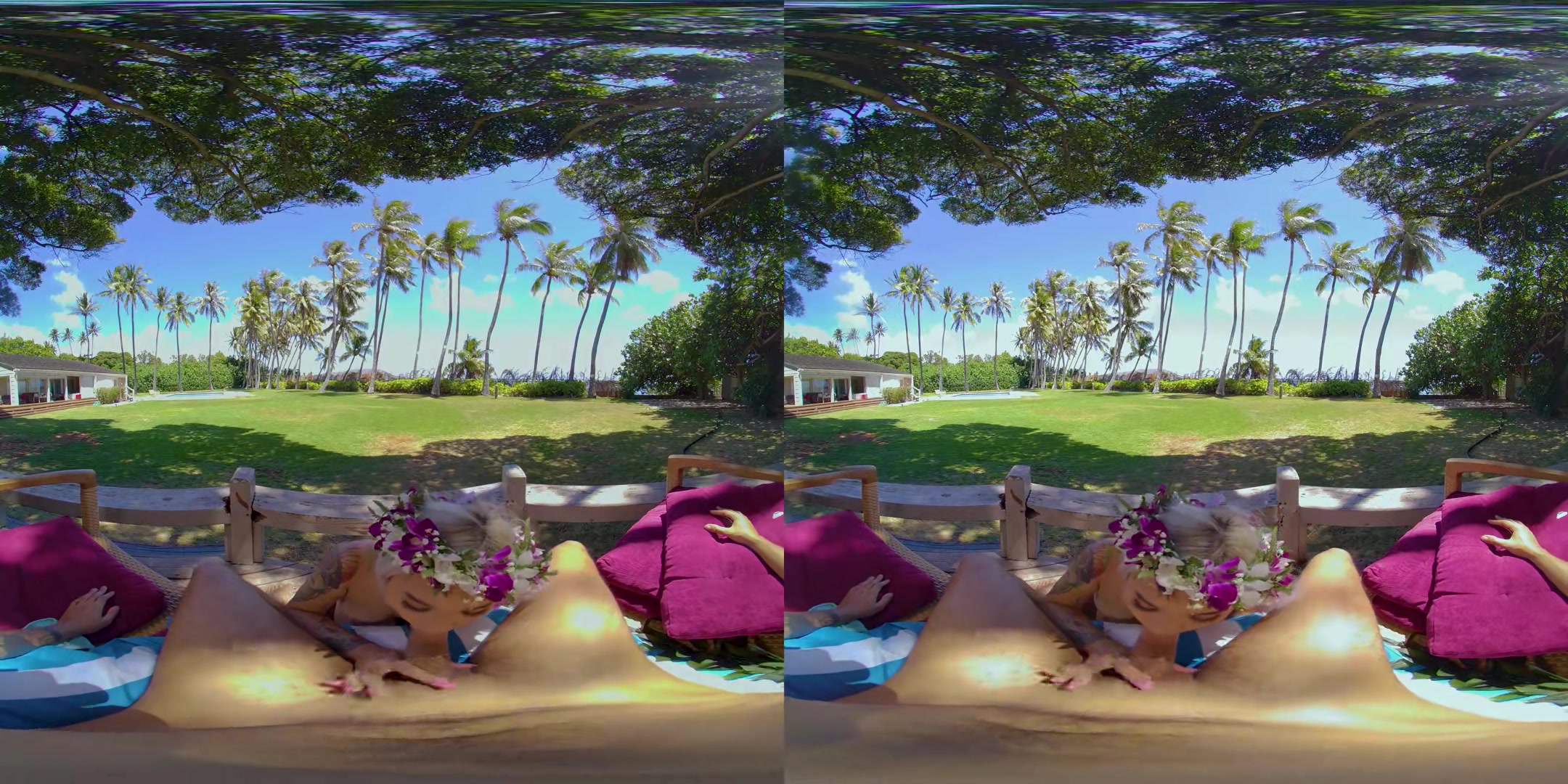 Lei'd in Hawaii with Avery Black - VRFanService
