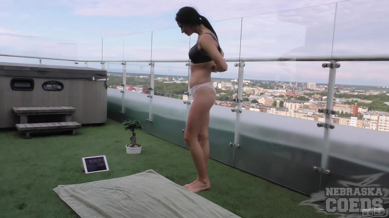Naked Alisa Sky First Time Yoga