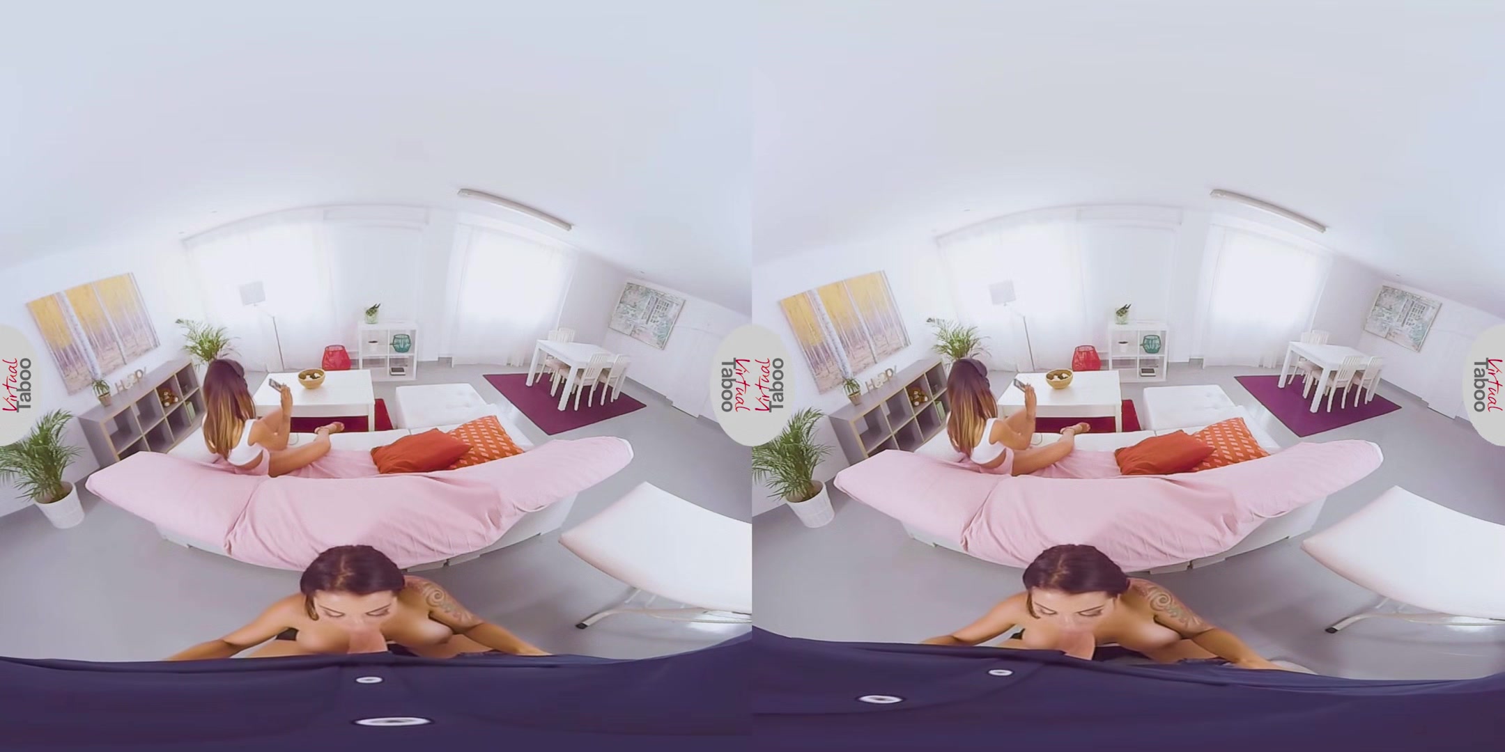 Bianka Blue, Raquel Martin VR Porn: Mom Thinks Daughter Is No Problem - VirtualTaboo