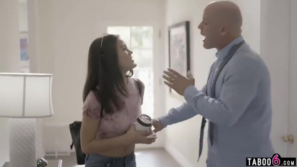 Stepdaughter Wets Herself When Lectured By Stepdad - Kendra Spade