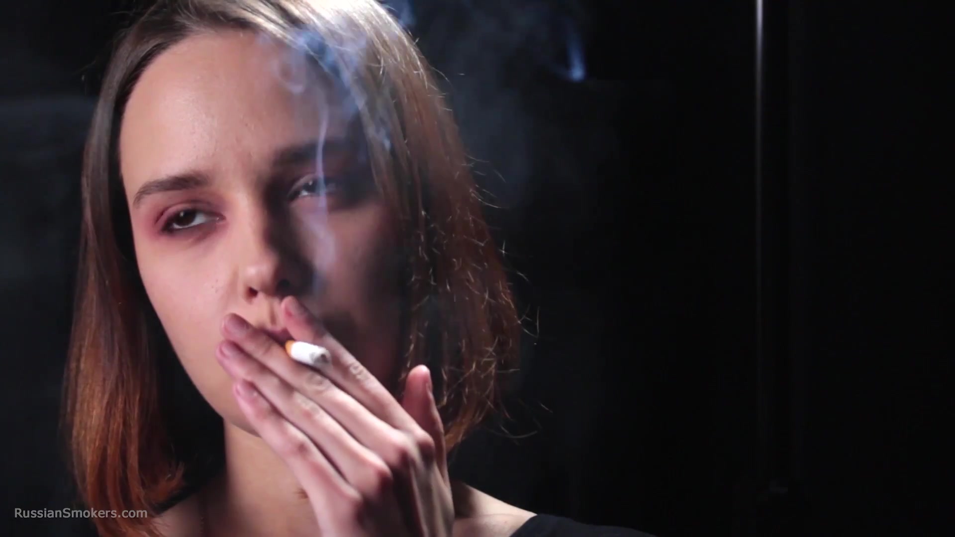Dasha Is Smoking In The Studio