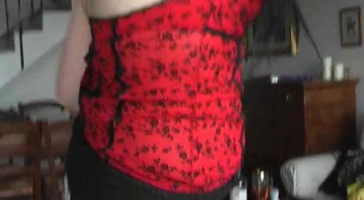 Gothic lesbians lapdance on horny guy