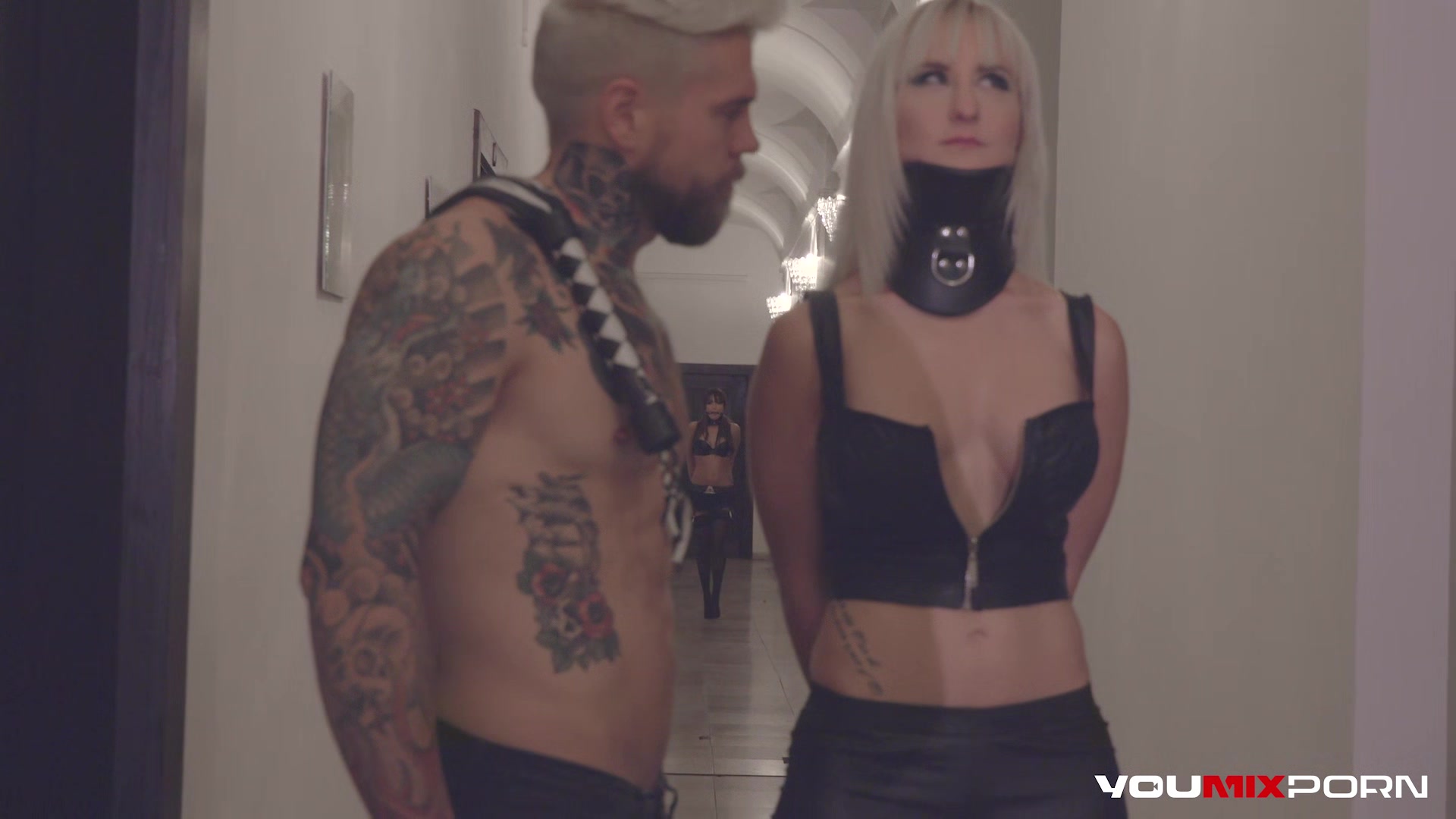 Hot BDSM Threesome w/ Helena Valentine and Suzie Rainbow