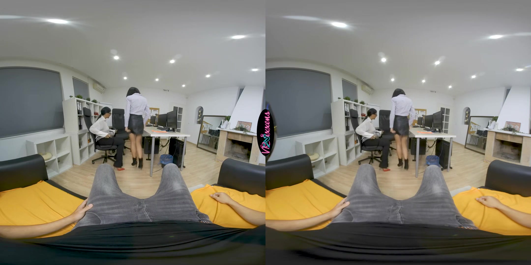 Threesome With The Boss - Office MFF 3Some VR - SexLikeReal