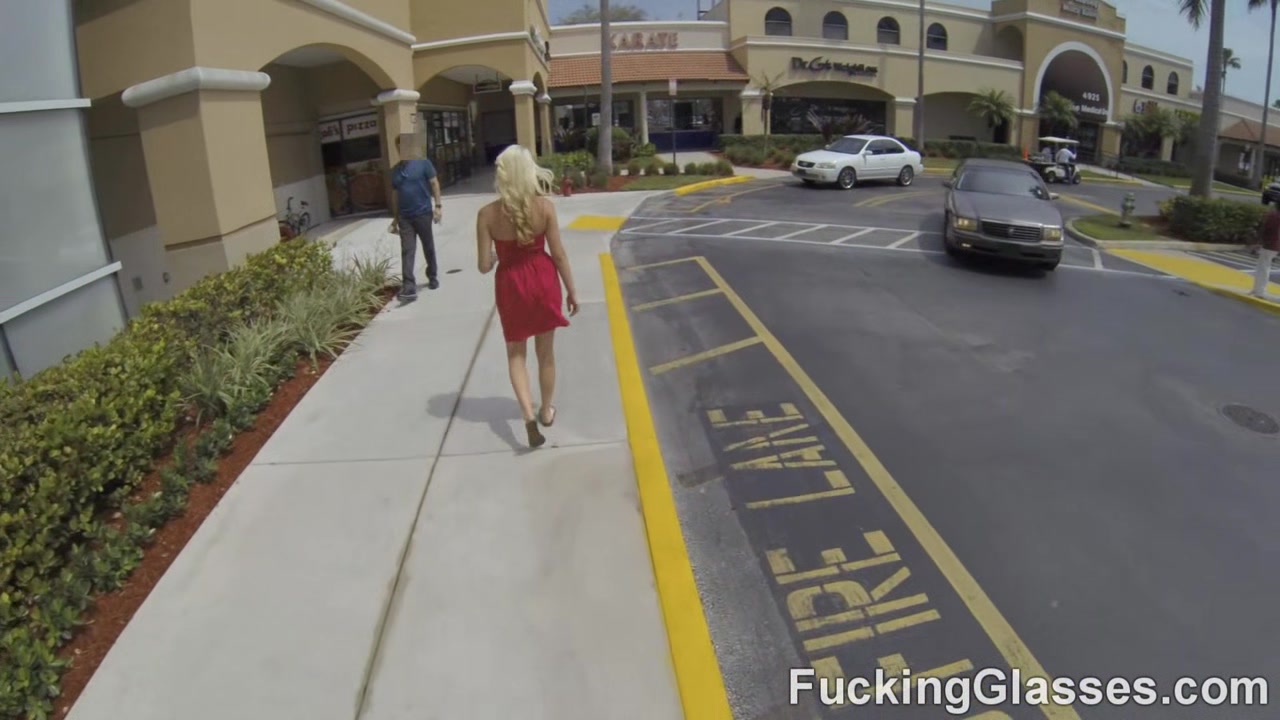 Fucking Glasses - Ashley Stone - BJ on a ride and backyard fuck