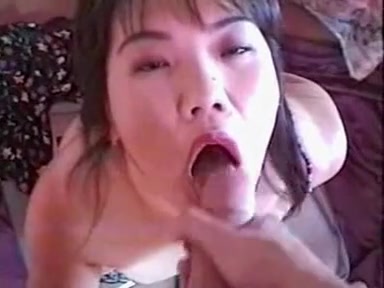 She sucks him off till he cums in her mouth, good girl