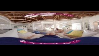VR PORN - Big tits Latine Tease and Masturbate