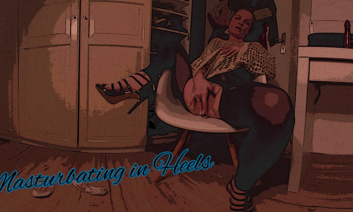Masturbating In Heels - Sabdeluxe