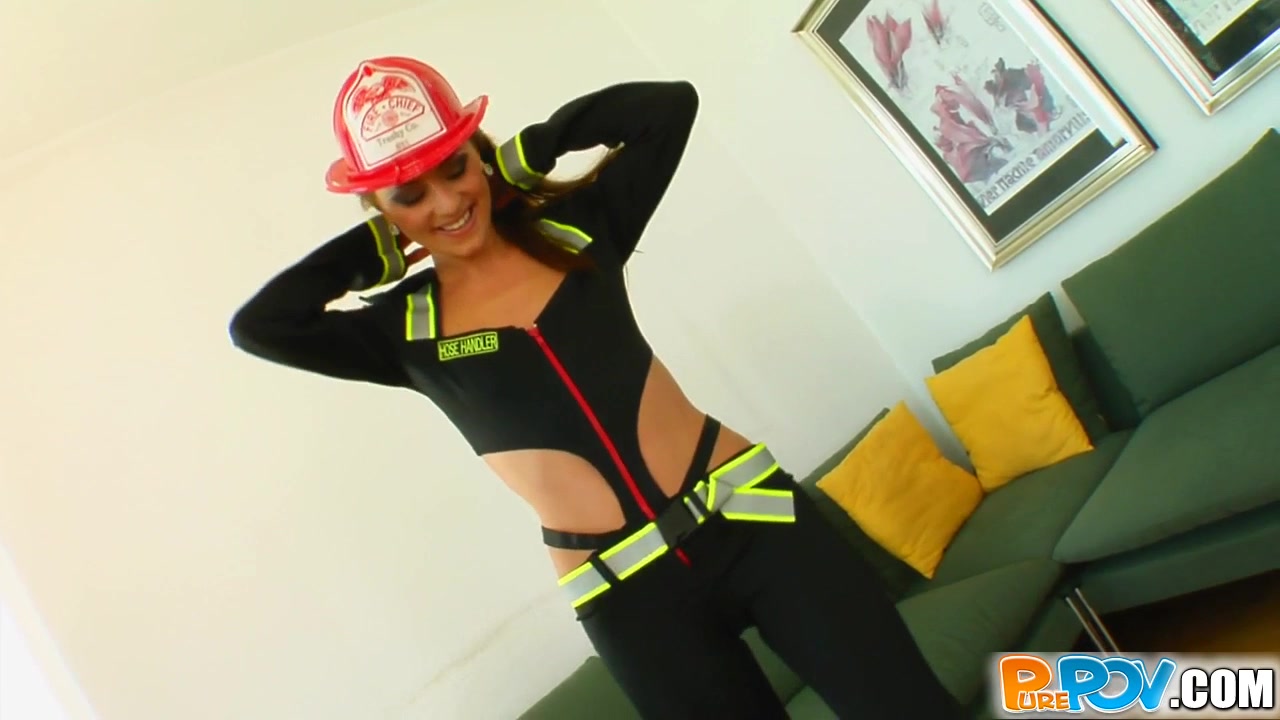 Pure Pov Firetrooper Gilda drained my hose with her mouth