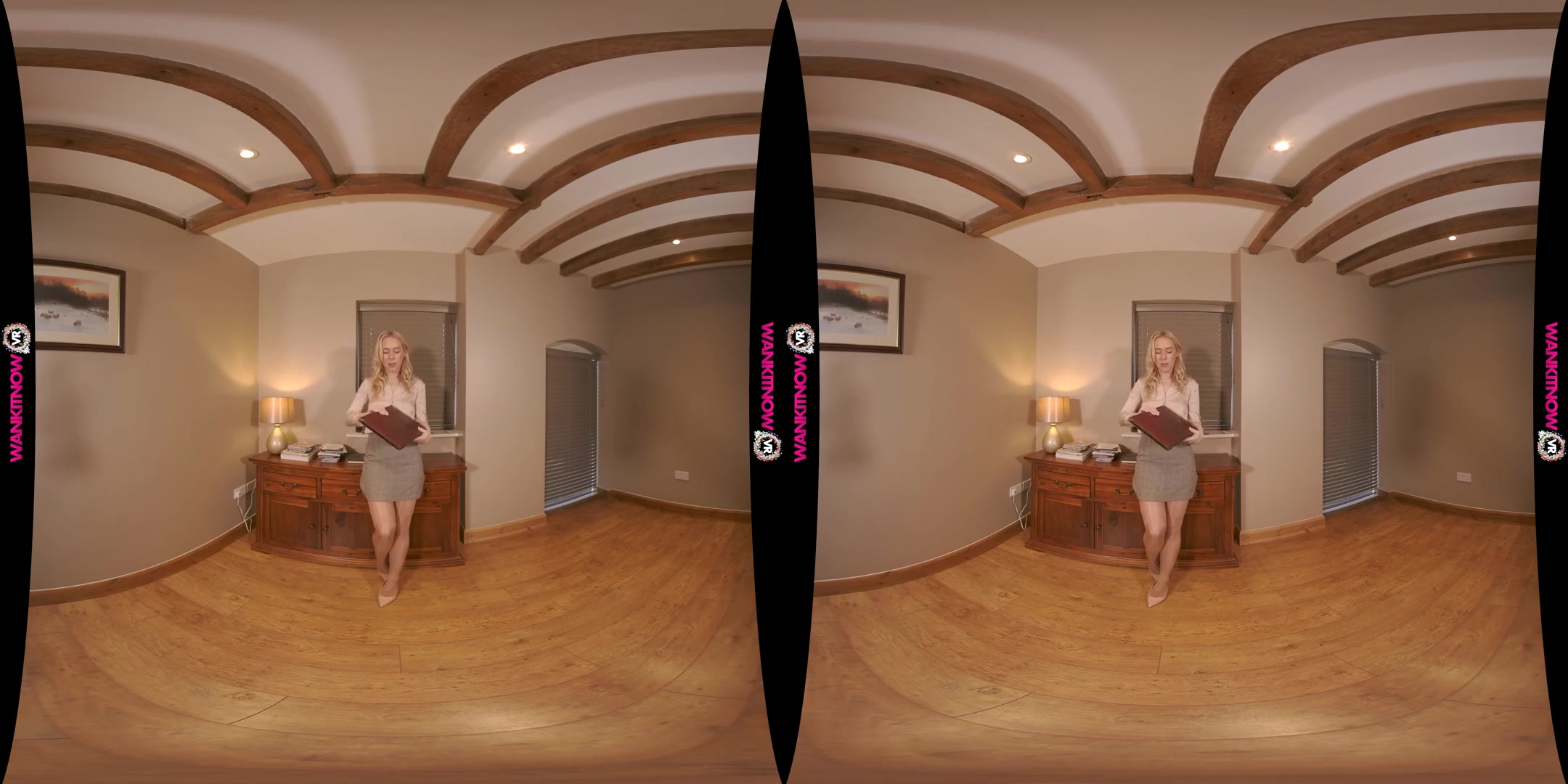 Job Or Wank - Sexy British Blonde Babe Solo Striptease