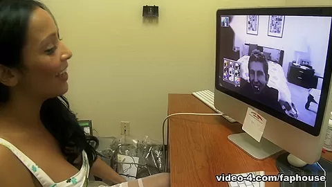 Stunning brunette broad got her mouth filled with cum - FapHouse