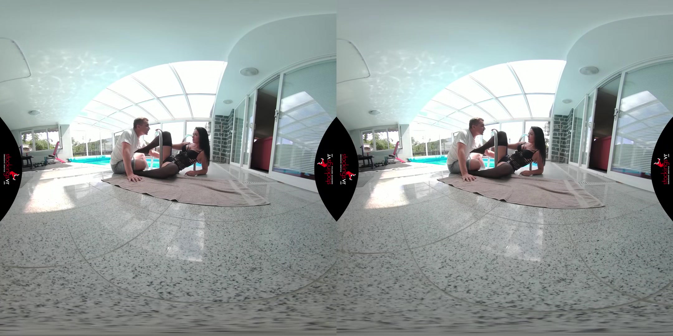 Pool boy panty seduction starring Zuzu Sweet