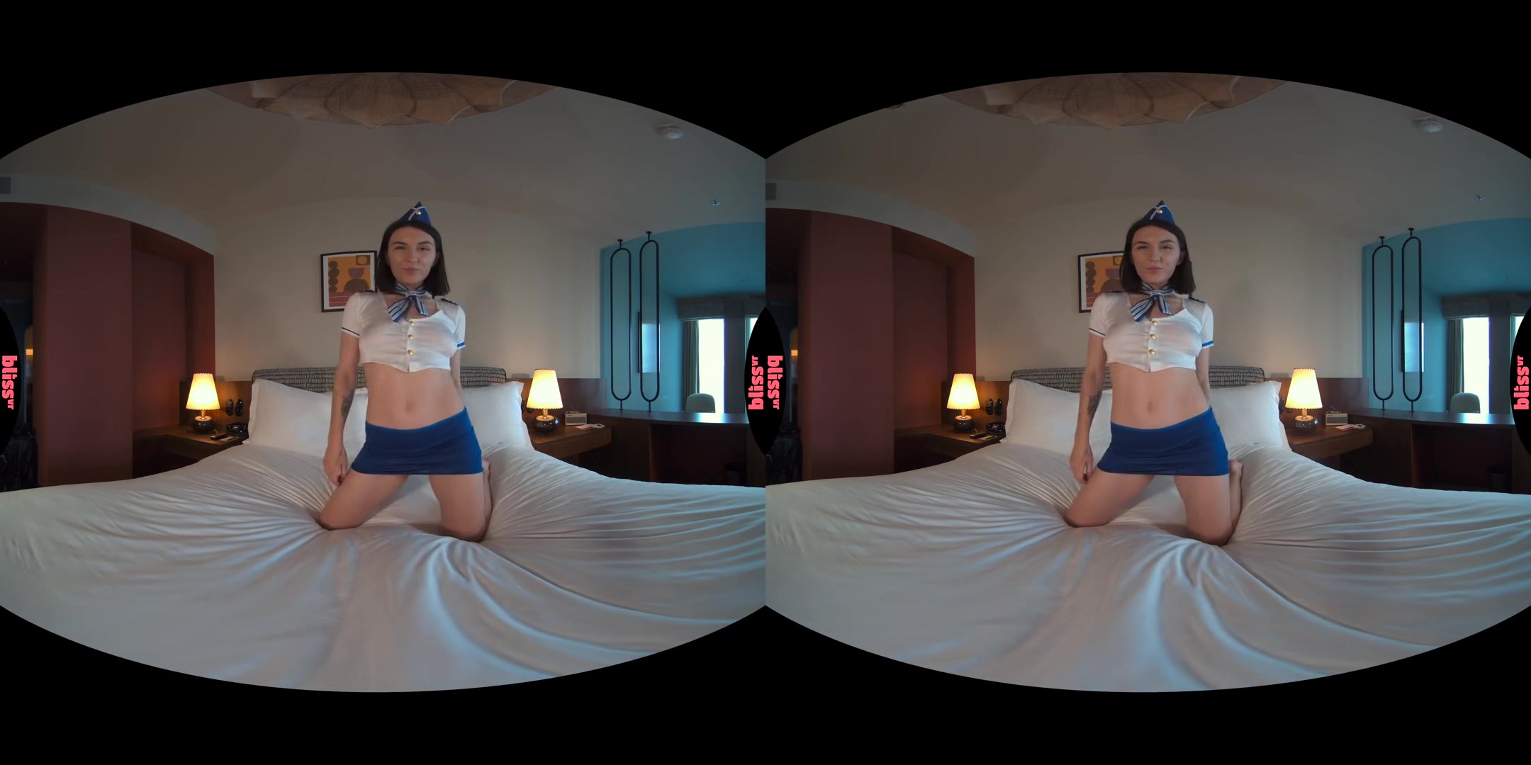 Stewardess Seduction Passthrough Sex