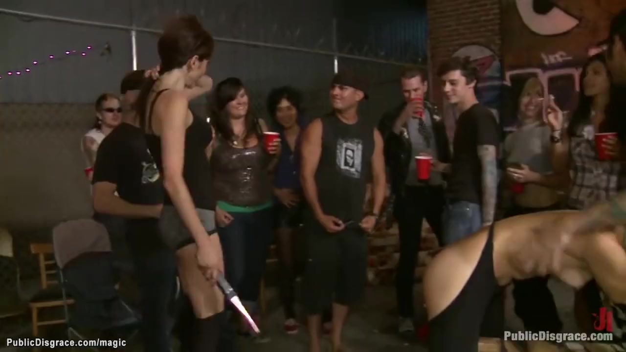 Blindfolded Spanked And Public Fucked